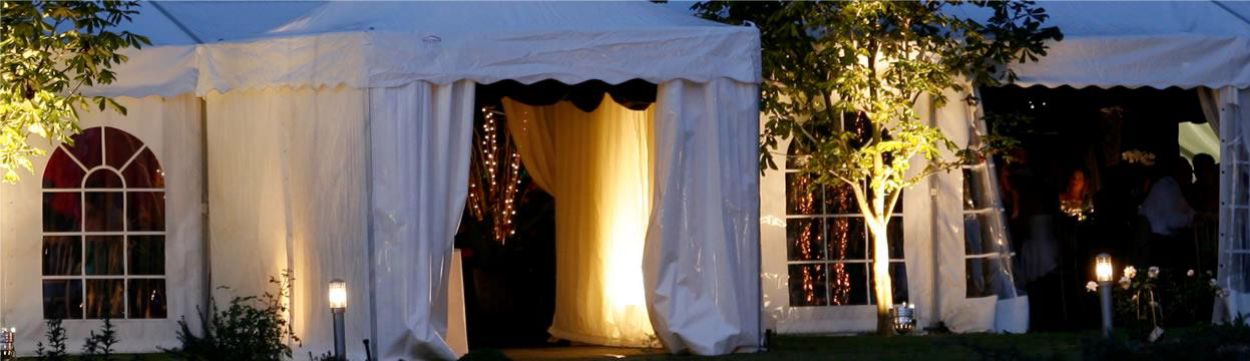 Marquee at night